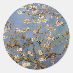 Van Gogh Almond Blossom Ronde Sticker