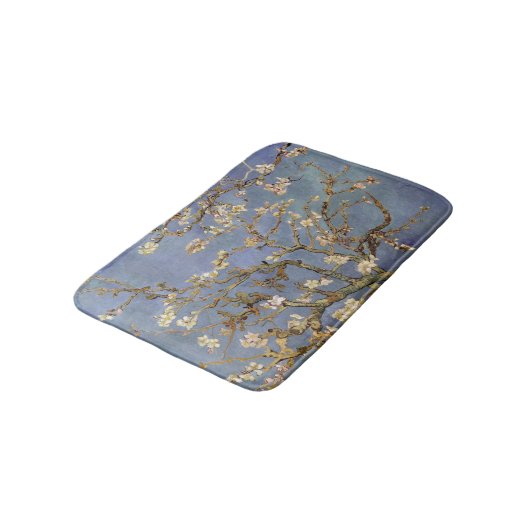 Van Gogh Almond Blossom Silver Badmat (Gekanteld)