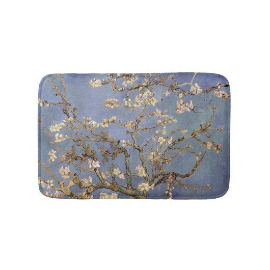 Van Gogh Almond Blossom Silver Badmat (Voorkant)