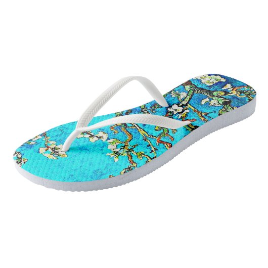 Van Gogh - Almond Blossom Teenslippers (Schuin)