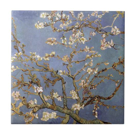 Van Gogh Almond Blossom Tegeltje (Voorkant)