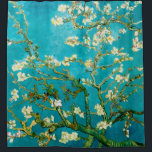 Van Gogh Almond Blossom Tree Showgordijn Douchegordijn<br><div class="desc">Ventilatoren die een bezoek brengen aan kunstgalerijen of fans van Vincent Van Gogh en zijn schilderijen kunnen genieten van dit turquoise blauwe douchegordijn met het beroemde meesterwerk van Van Gogh: "Branches of an Almond Tree in Blossom". Zelfs voor niet-arty mensen kunnen de blozige bloemen die een Japanse stijl hebben, iedereen...</div>