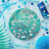 Van Gogh Almond Blossom Turquoise Papieren Bordje (Feest)