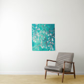 Van Gogh Almond Blossom Turquoise Wandkleed (In situ)