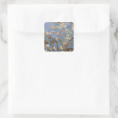 Van Gogh Almond Blossom Vierkante Sticker (Tas)
