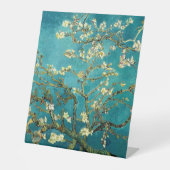 Van Gogh Almond Blossoms Classic Impressionism Reclamebord Met Voetstuk (Voorkant)