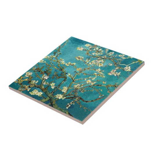 Van Gogh Almond Blossoms Classic Impressionism Tegeltje (Zijkant)