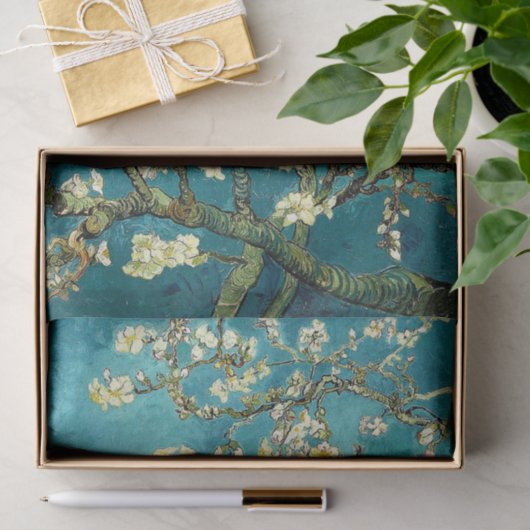 Van Gogh Almond Blossoms Classic Impressionism Tissuepapier (Geschenk)