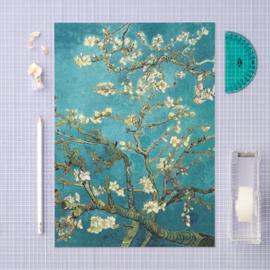 Van Gogh Almond Blossoms Classic Impressionism Tissuepapier (Craft)