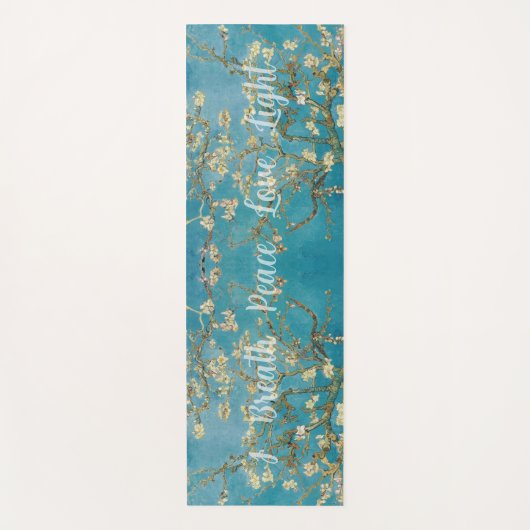 Van Gogh Amandelbloesem (1890) Poster Yogamat (Voorkant)