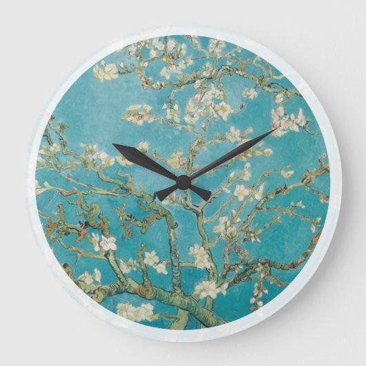 Van Gogh amandelbloesem Grote Klok (Voorkant)