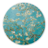 Van Gogh Amandelbloesem Keramische Knop (Voorkant)