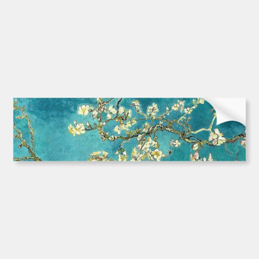 Van Gogh Amandelbloesem Klassiek Impressionisme Bumpersticker (Voorkant)