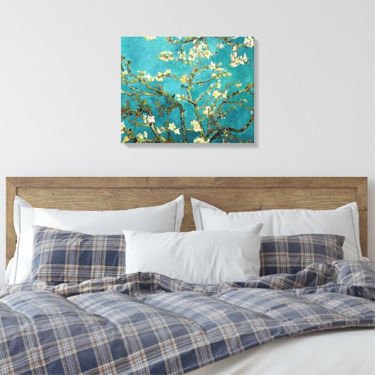 Van Gogh Amandelbloesem Klassiek impressionisme Canvas Afdruk (Insitu (Slaapkamer))