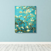 Van Gogh Amandelbloesem Klassiek Impressionisme Canvas Afdruk (Insitu (Houten vloer))