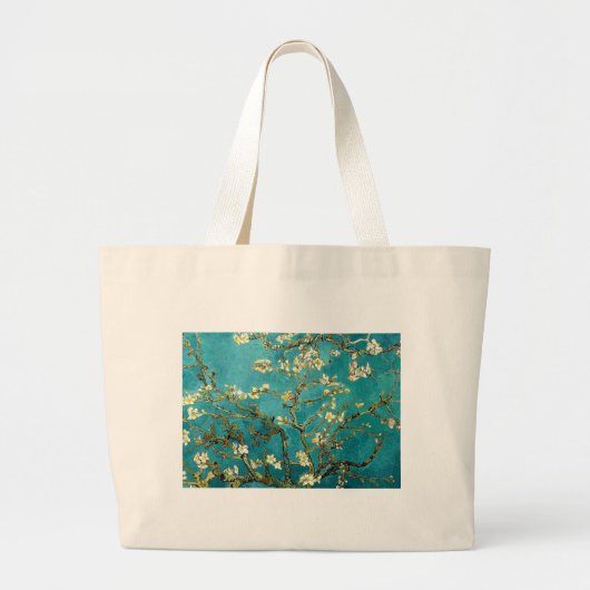 Van Gogh Amandelbloesem Klassiek impressionisme Grote Tote Bag (Voorkant)