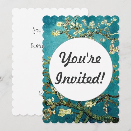 Van Gogh Amandelbloesem Klassiek impressionisme Kaart (Voorkant / Achterkant)