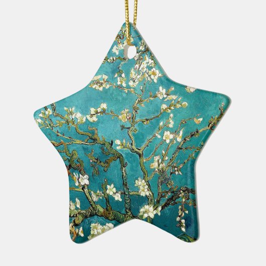 Van Gogh Amandelbloesem Klassiek impressionisme Keramisch Ornament (Links)