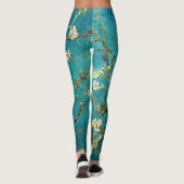 Van Gogh Amandelbloesem Klassiek Impressionisme Leggings (Achterkant)