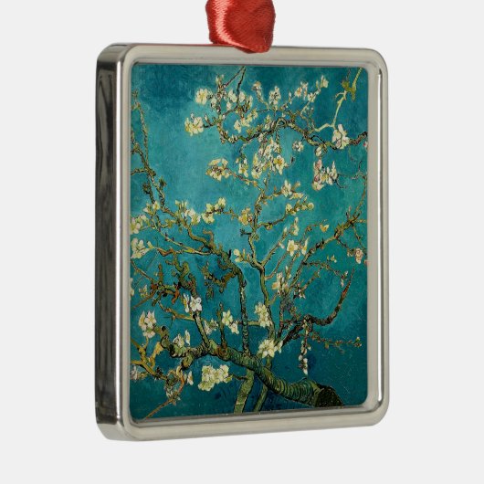 Van Gogh Amandelbloesem Klassiek impressionisme Metalen Ornament (Rechts)
