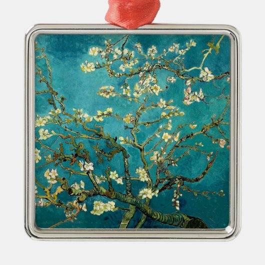 Van Gogh Amandelbloesem Klassiek impressionisme Metalen Ornament (Voorkant)