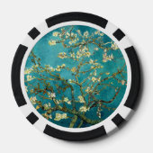 Van Gogh Amandelbloesem Klassiek Impressionisme Poker Chips (Achterkant)