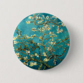 Van Gogh Amandelbloesem Klassiek impressionisme Ronde Button 5,7 Cm (Voorkant)