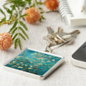 Van Gogh Amandelbloesem Klassiek Impressionisme Sleutelhanger (Zijkant)