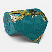 Van Gogh Amandelbloesem Klassiek Impressionisme Stropdas (Opgerold)
