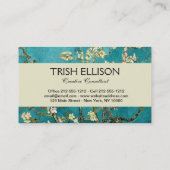 Van Gogh Amandelbloesem Klassiek impressionisme Visitekaartje (Achterkant)