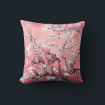 Van Gogh Amandelbloesem perzik roze Kussen<br><div class="desc">Amandelbloesems Peachy Pink Achtergrond Kussen: Geniet van de serene schoonheid van Vincent Van Gogh's Amandelbloesems met onze Amandelbloesems Peachy Pink Achtergrond Kussen. Het klassieke kunstwerk siert een achtergrond van rustgevende peachy roze tinten en voegt een vleugje elegantie toe aan uw interieur. Met zijn zachte en luxe materiaal wordt dit kussen...</div>