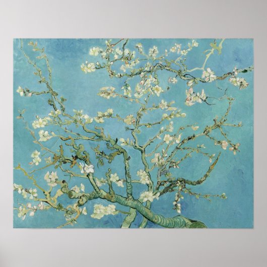 Van Gogh - Amandelbloesem Poster (Voorkant)