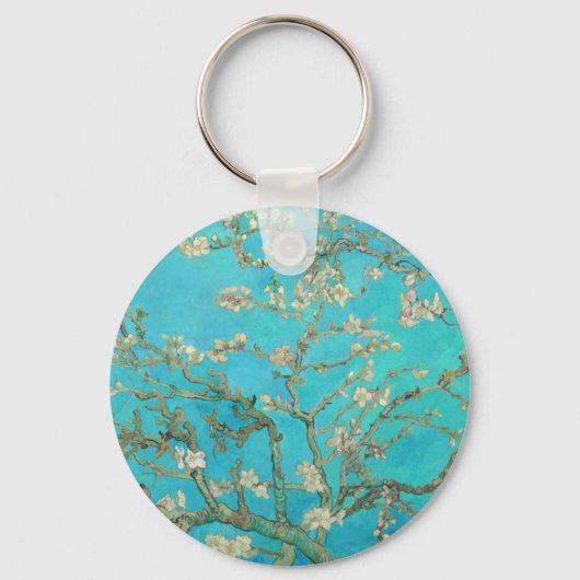 Van Gogh Amandelbloesem Sleutelhanger (Voorkant)