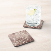 Van Gogh Amandelbloesems Beige Bier Onderzetter (Rechterzijde)