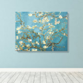 Van Gogh Amandelbloesems Canvas Afdruk (Insitu (Houten vloer))