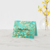 VAN GOGH "Amandelbloesems" Classic Verjaardag Kaart (Gele Bloem)