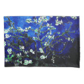 Van Gogh Amandelbloesems Levendig Blauw Kussensloop (Voorkant)