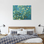 Van Gogh amandelbloesems op doek Canvas Afdruk (Insitu (Slaapkamer))