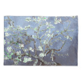 Van Gogh Amandelbloesems Staal Blauw Kussensloop (Achterkant)