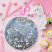 Van Gogh Amandelbloesems Staal Blauw Papieren Bordje (Feest)