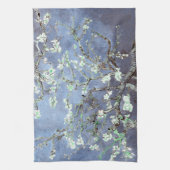 Van Gogh Amandelbloesems Staal Blauw Theedoek (Verticaal)