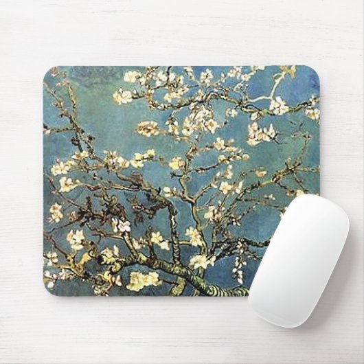 Van Gogh Amandelboom Bloesems Muismat (Met muis)