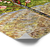 Van Gogh - Amandelboom in Blossom Poster (Hoek)