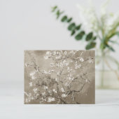 Van Gogh Ammond Branches in Bloom - Sepia Briefkaart (Staand voorkant)