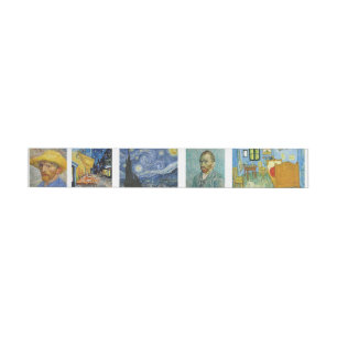 Van Gogh Art Adreslabel Wikkel