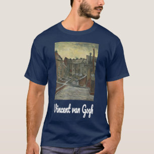 Van Gogh Art Backyards of Old Houses in Antwerpen T-shirt