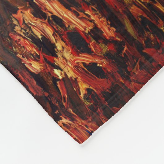 Van Gogh Art Irises Fleece Deken (Hoek)