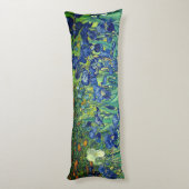 Van Gogh Art Irises Lichaamskussen (Achterkant (Verticaal))
