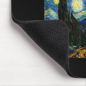 Van Gogh Art Starry Night - Funny Ragdoll Cat Arti Muismat (Hoek)