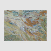 Van Gogh Artist Painting Abstract Brush Stroke  Tissuepapier (Voorkant)